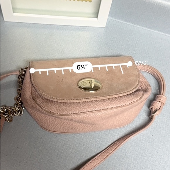 Elegant Pink nide suede Bag Zara - Picture 6 of 8